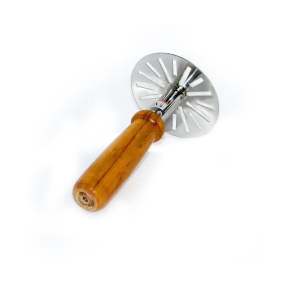0064 Stainless Steel Potato Masher, Pav Bhaji Masher with wooden handle - SkyShopy 0064 Stainless Steel Potato Masher, Pav Bhaji Masher with wooden handle - SkyShopy